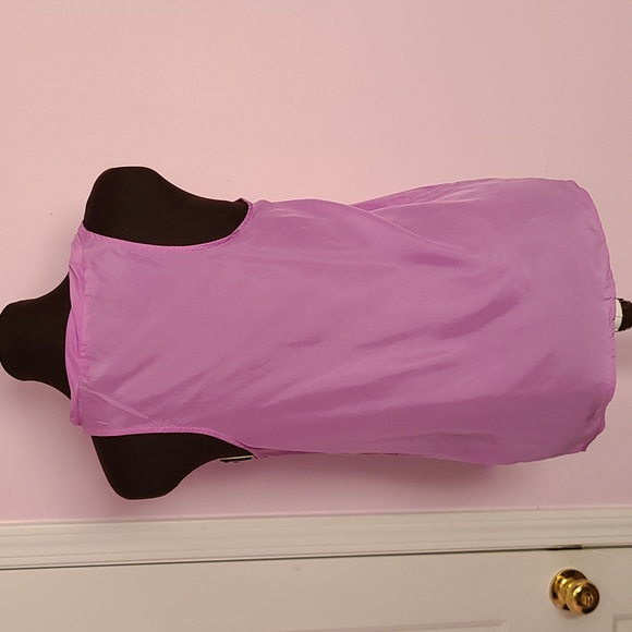 J crew sleeveless lavender (purple) silk tank - Picture 3 of 4
